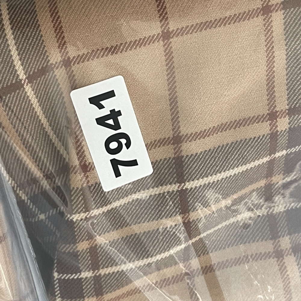Brooks Brothers 346 Wool Pleated Skirt Womens 8 Tan Plaid Preppy Academia - Picture 8 of 8